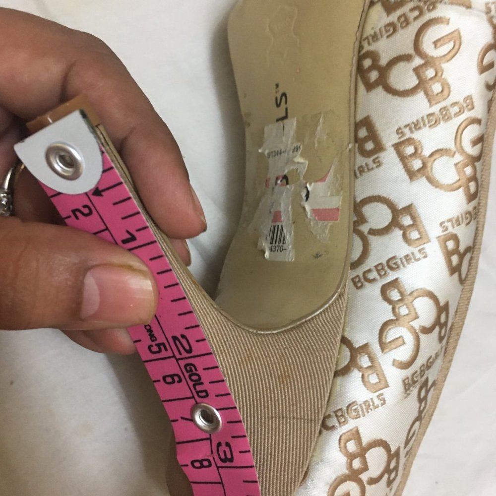 Unused BCBGirls Elani Peep Toe Heels - Picture 14 of 15